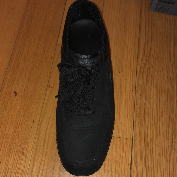 HOGAN lace up mens sneakers in black - Picture 5 of 8